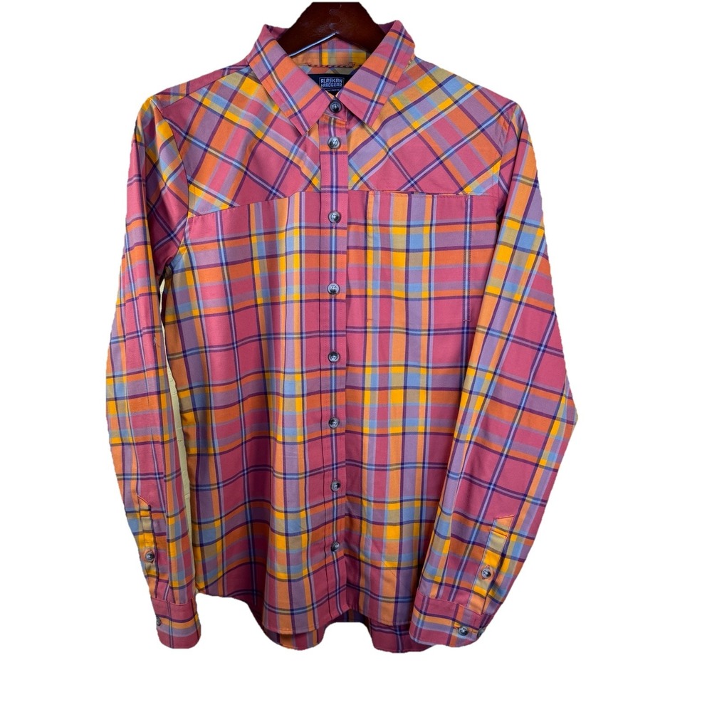 Alaskan Hardgear Duluth Trading Co Casual Plaid Shirt‎ Men's Size Medium Dad